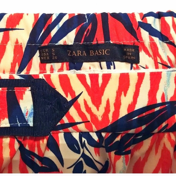 Zara Leaf Print Skirt - Picture 5 of 5